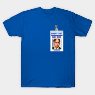 DWIGHT SCHRUTE // The Office ID Badge T-Shirt